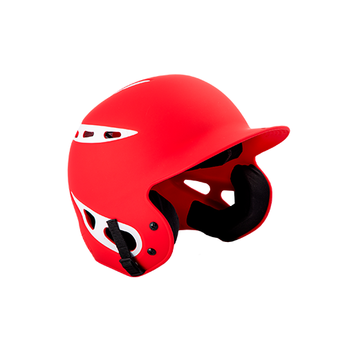[CUS-DGR-HELM-REB-RDWH-S/M] Rebel Batting Helmet (S/M, Red/White, Custom Logo)