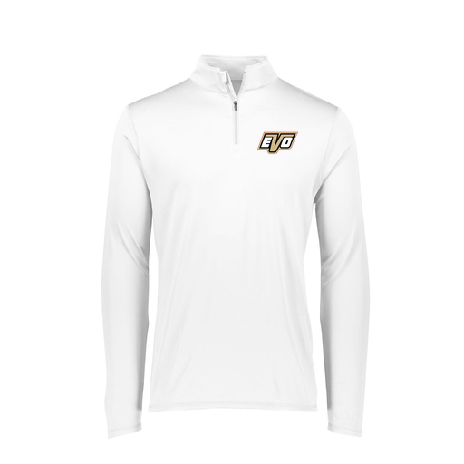 [2785.005.S-LOGO1] Men's Dri Fit 1/4 Zip Shirt (Adult S, White, Logo 1)