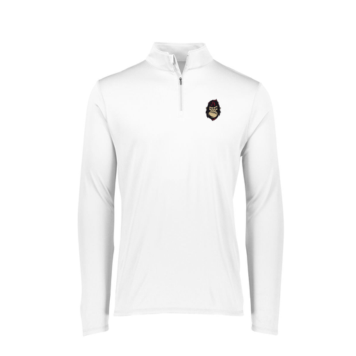 [2785.005.S-LOGO3] Men's Dri Fit 1/4 Zip Shirt (Adult S, White, Logo 3)