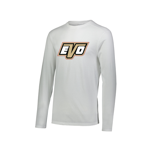 [3075.005.XS-LOGO1] Men's LS Triblend T-Shirt (Adult XS, White, Logo 1)
