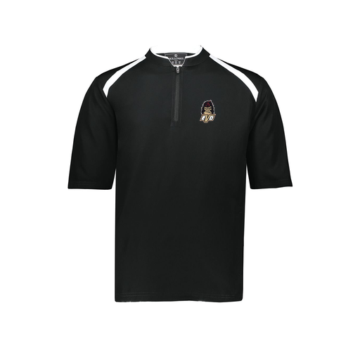 [229581-AS-BLK-LOGO2] Men's Dugout Short Sleeve Pullover (Adult S, Black, Logo 2)